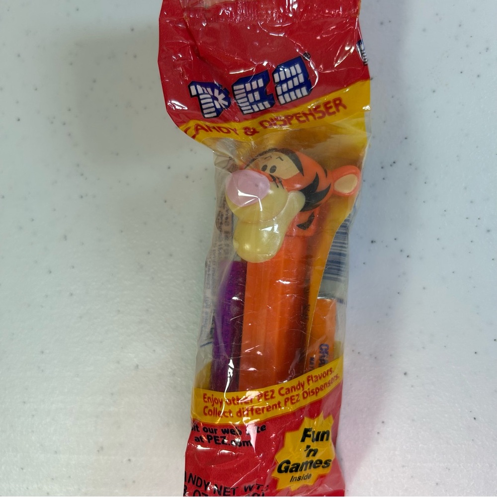 Vintage Disney PEZ Dispenser - Tigger (Winnie the Pooh) - New in Original Bag